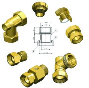 Fittinge Verschraubungen spezial sonder